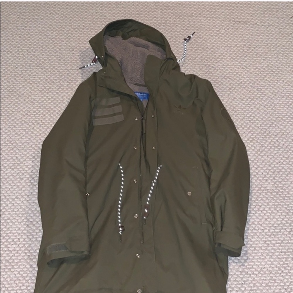 ☆ green adidas jacket ☆